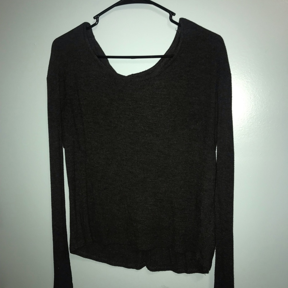 Gray small long sleeve